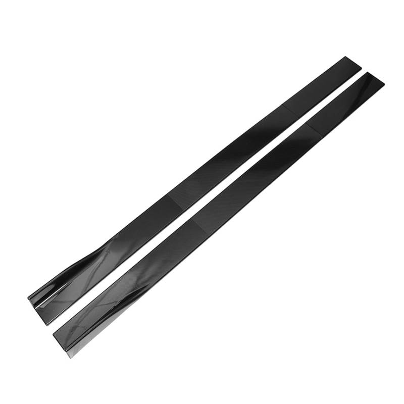 Winglet Diffusor Universal ABS Seitenschwellerverlängerungen Lippensplitter Für VW Für Golf MK5 MK6 MK7 Für CC 2M / 78,7 Zoll Carbonfaser-Look/Glänzendes Schwarz Seitenschweller(Carbon Pattern) von RFSHOP