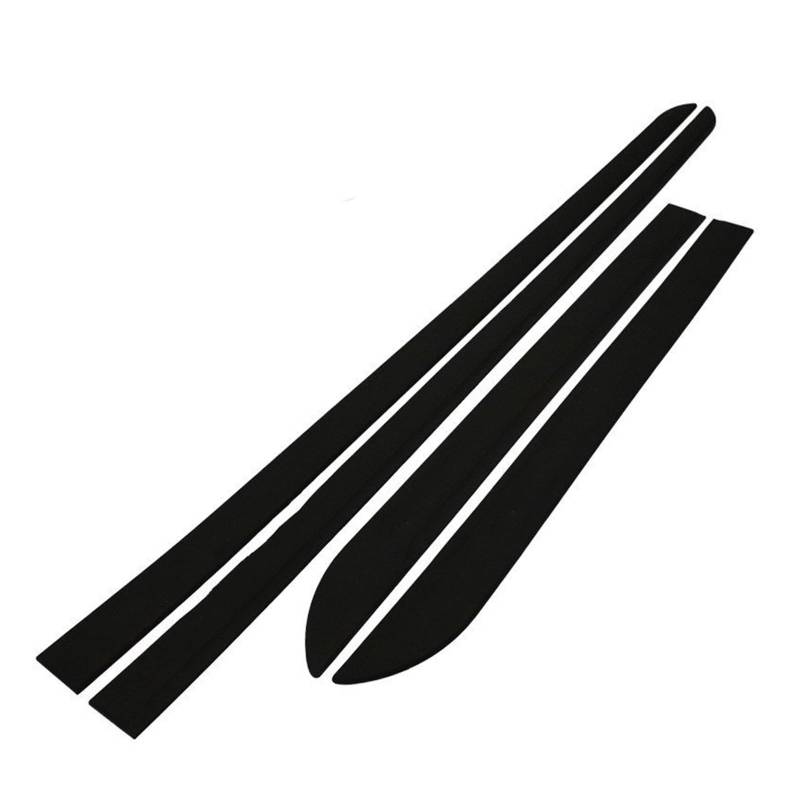 Winglet Diffusor Universal Auto Aufkleber Tür Side Trims Kanten Schutz Streifen Körper Scratch-Proof Und Kollision-Proof Auto Styling Dekorative Streifen Seitenschweller(Schwarz) von RFSHOP