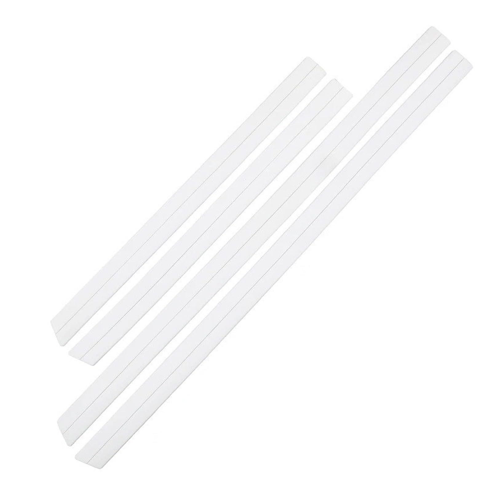 Winglet Diffusor Universal Für Megane Für Clio Autotür Seitenschutz Seitenschweller Antikollisionsstreifen Seitenschweller(White 2x2) von RFSHOP