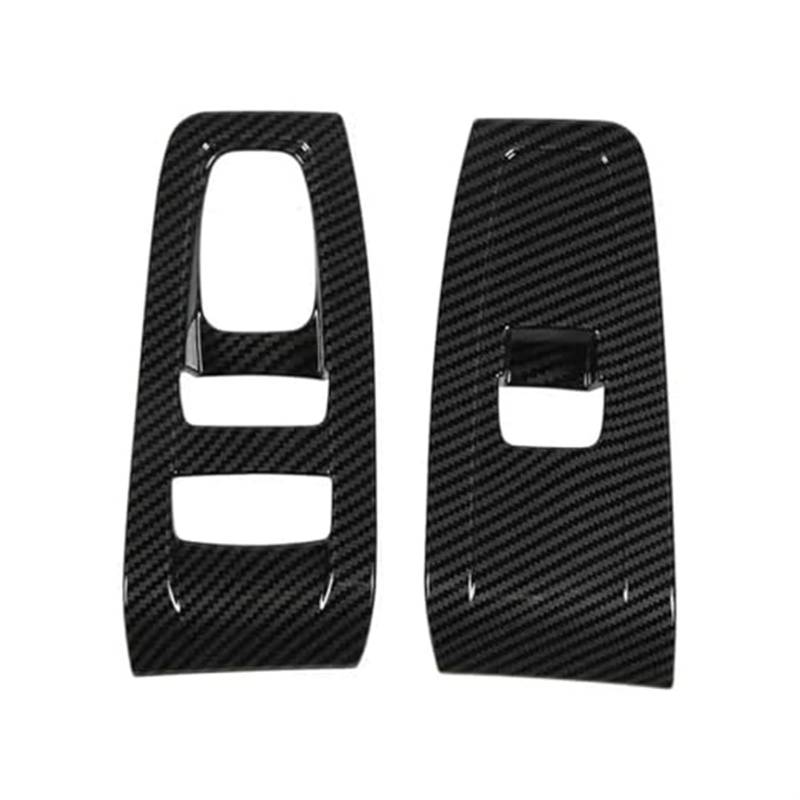 2PCs Auto Fenster Schalter Panel Abdeckung, for Toyota, for Subaru, BRZ Fenster Lift Panel Trim Ersatz Auto Zubehör Abdeckung der Schalttafel(BLACK Carbon) von RFVBG