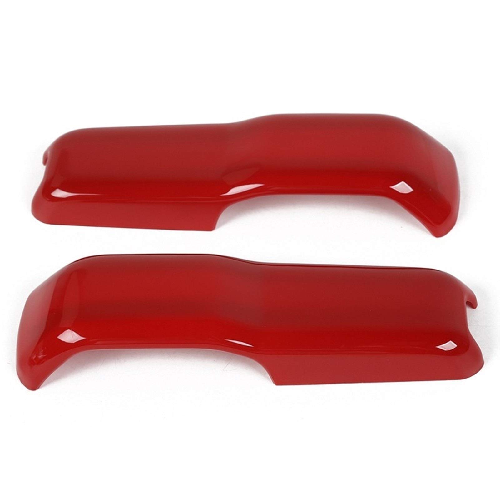 ABS-Aufkleber for die Motorhaubenscharniere, for Jeep, Wrangler JL 2018+, for Jeep, Gladiator JT 2018+ Lüftungsschlitzverkleidung(Red) von RFVBG