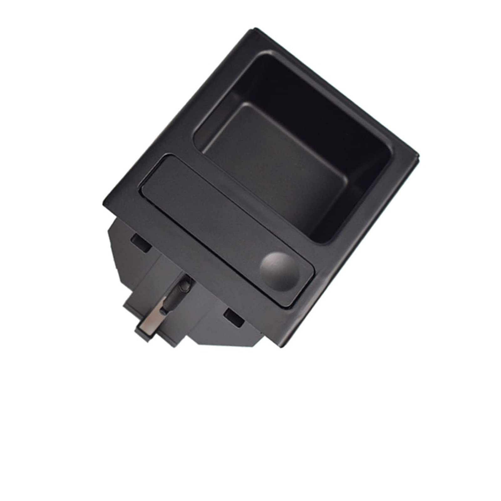 Auto Schwarz Mittelkonsole Wasserbecherhalter Getränkeflaschenhalter Münzfach, for, 3er E46 323i 318I 320I 1998–2006 51168217953 Getränkehalter(Black-Storage Box) von RFVBG