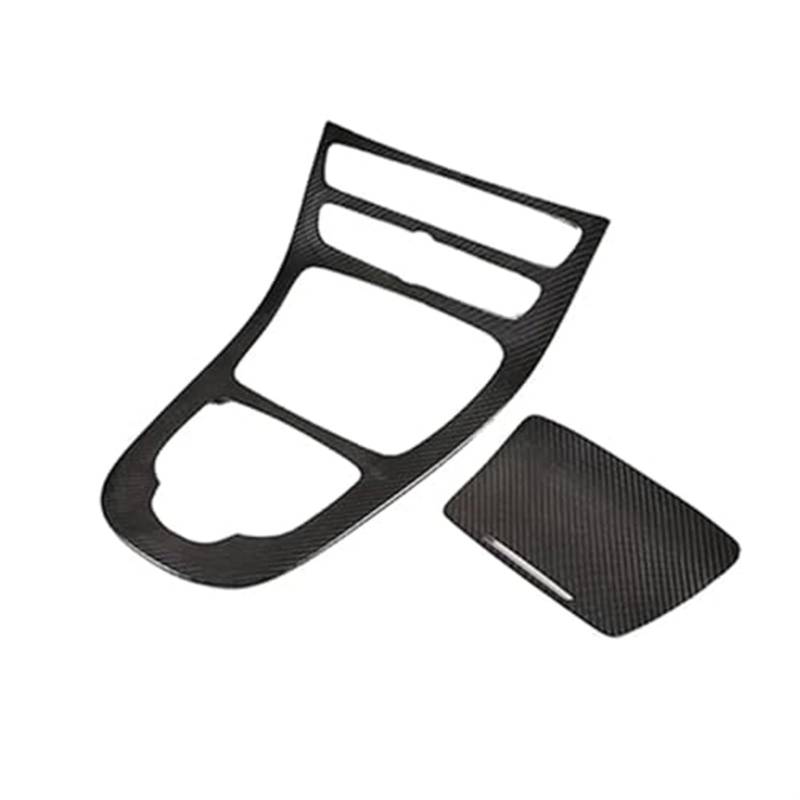 Car Styling ABS Carbon Texture Center Control Gear Shift Panel Cover Innenverkleidung, for Mercedes, for Benz, for E-Klasse W213 2016 2017 2018 Abdeckung der Schalttafel von RFVBG