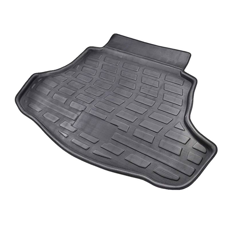 Cargo Boot Liner Kofferraum Bodenmatte Fach, for Toyota, Camry, for Daihatsu, Altis 2018 2019 2020 Kofferraum Teppich Schutz Zubehör Schlamm rutschfeste Kofferraummatte von RFVBG