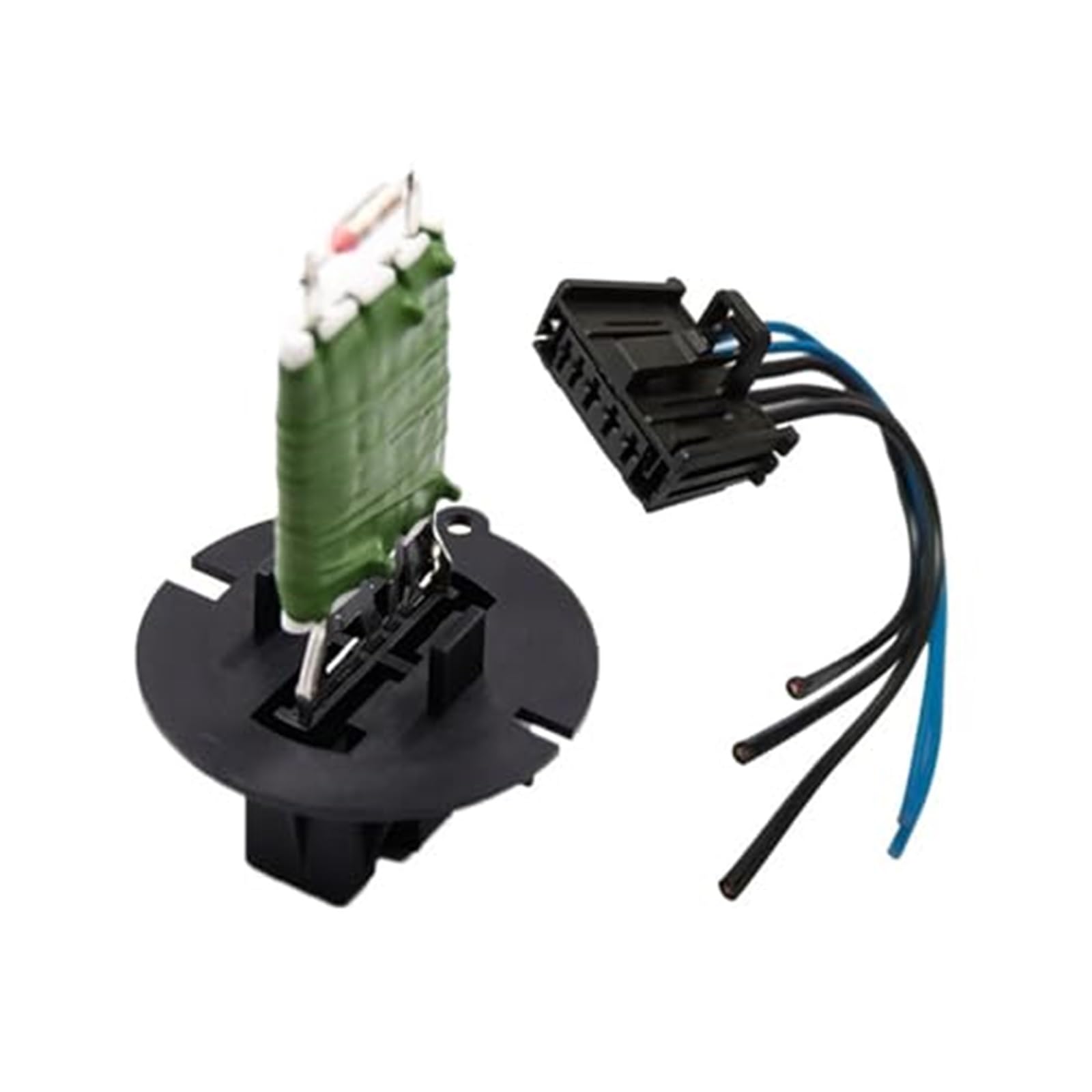 Gebläse Heizung Motfor Resist, for Verkabelung Linie 6450JP 206 307, for Peugeot, for Citroen, C3 Xsara Picasso 6450.JP 6445ZL 6445KL Gebläsemotor-Widerstände(BLACK Resistor and Line) von RFVBG