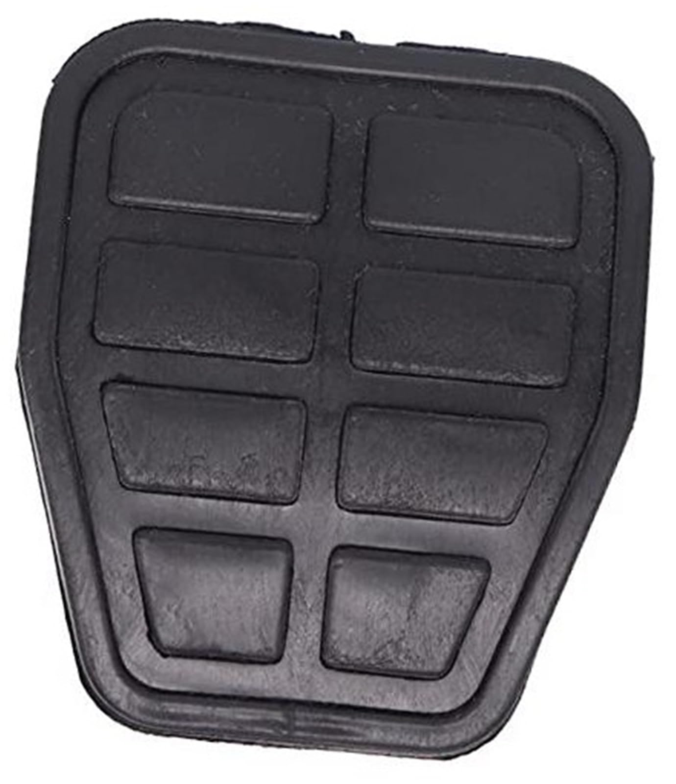 Gummi-Abdeckung for Brems- und Kupplungsfußpedal, for SEAT Cordoba 6K VW Derby, for POLO, Classic 1994–2002 Fahrzeug Pedalabdeckungssatz(BLACK 1Pc) von RFVBG