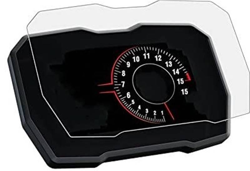 Instrumenten-Displayschutz, for MULTISTRADA V4 V4S, for Sport V4 S 2020 2021, Motorrad-Armaturenbrett-Schutzfolie, Kratzfest Displayschutzfolie für das Armaturenbrett(Black V4 1 Pcs) von RFVBG