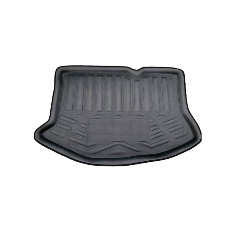 Kofferraumwanne Kofferraumbodenmatten Kofferraumwanne Teppichbodenmatten Anti-Schmutz-Pad, for Ford, for Fiesta, 4-Türer Schrägheck 2011-2017 rutschfeste Kofferraummatte von RFVBG