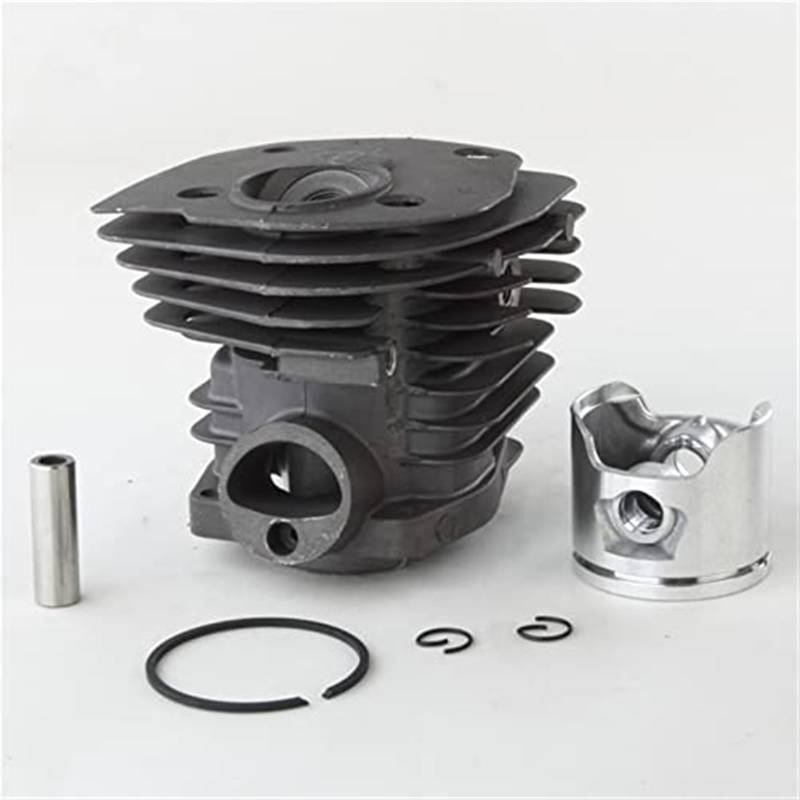 NIKASIL-BESCHICHTETER 44-MM-Zylinder-Kolben-Motor-Motorsatz, for Husqvarna, 350 353 351 346 XP 346XP Kettensägenteile Kettensägen-Zylinderkolben von RFVBG