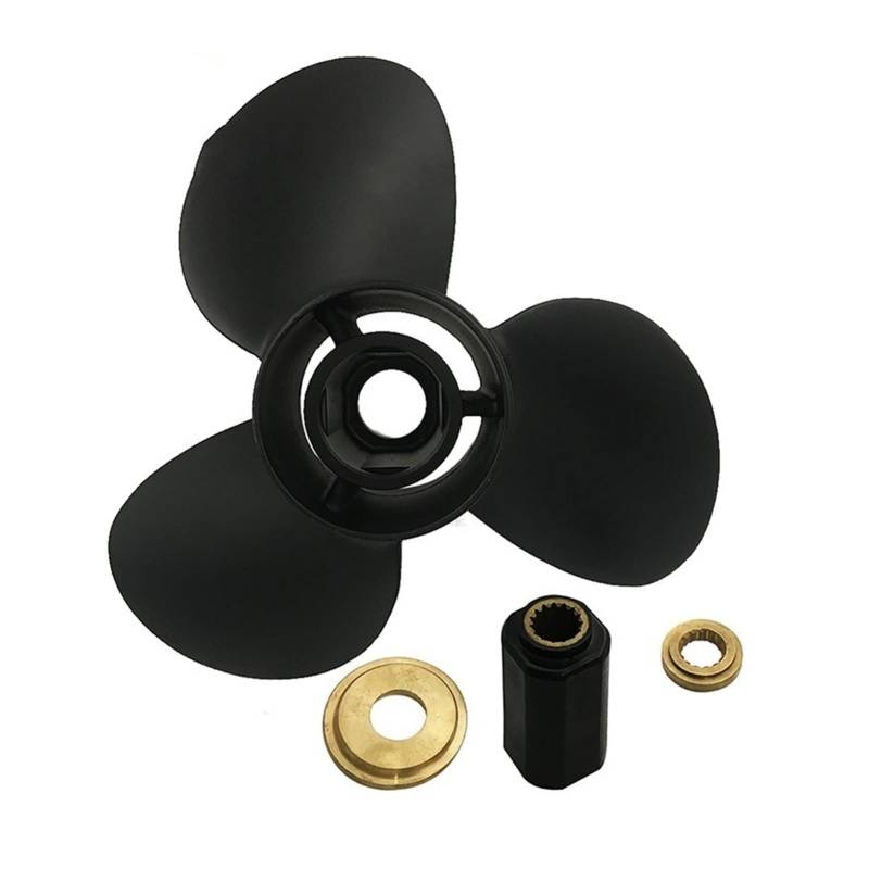 RFVBG 16X17 Aluminium Propeller Außenbordmotor Zubehör Marine, for Evinrude Johnson 90-300 PS RC-Bootspropeller von RFVBG