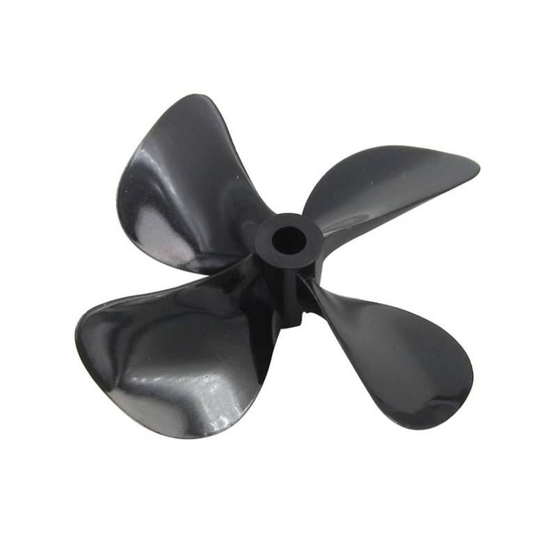 RFVBG 2 Stück Propeller 4 Klingen Paddel Harz Requisiten Außendurchmesser 55/60/65/70/75 mm CW CCW Blende 5 mm, for RC-Bootsmodell-DIY-Teile RC-Bootspropeller(2pc 55mm CCW) von RFVBG