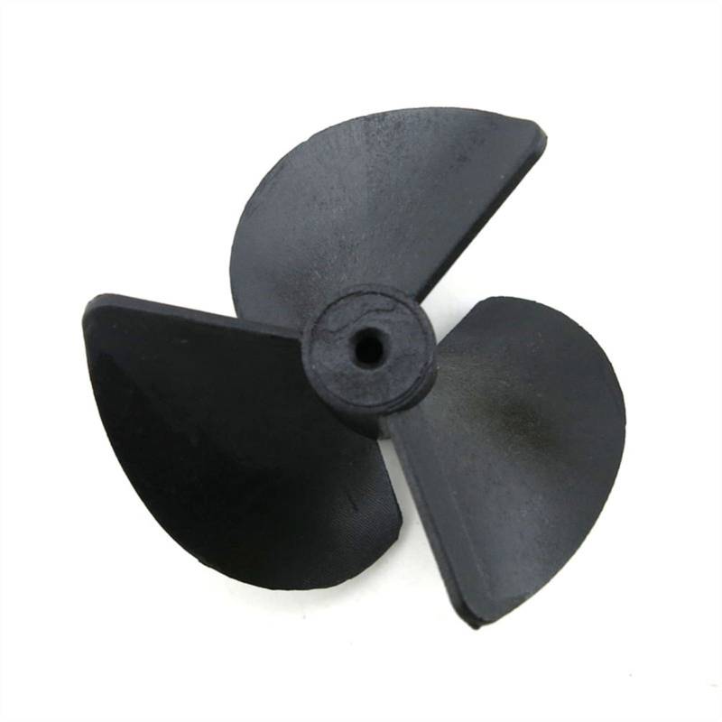 RFVBG 20PCS RC Schiff 3 Klingen Nylon Propeller DREI-Klinge 2mm Propeller Große Schub Requisiten/Paddel, for DIY Modell Boot Welle Ersatzteil RC-Bootspropeller von RFVBG