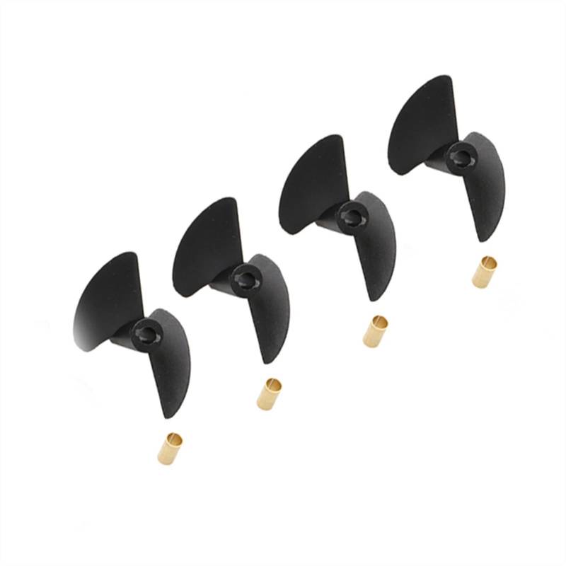 RFVBG 4 stücke Boot Modell Nylon Propeller Pitch 40mm Durchmesser 38/40/45/47mm 2 Klinge Requisiten Paddel Mit Ruder Hülse, for RC Schiff Mithelfer RC-Bootspropeller(4pcs 4x45mm) von RFVBG