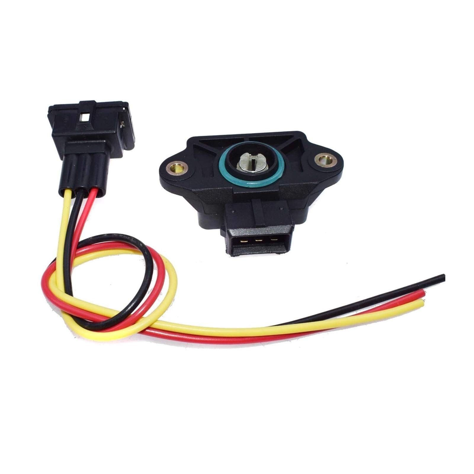 RFVBG Drosselklappensensor mit Kabelbaum TH433, for VW, for Golf, for Jetta, 037907385Q Drosselklappenstellantrieb von RFVBG