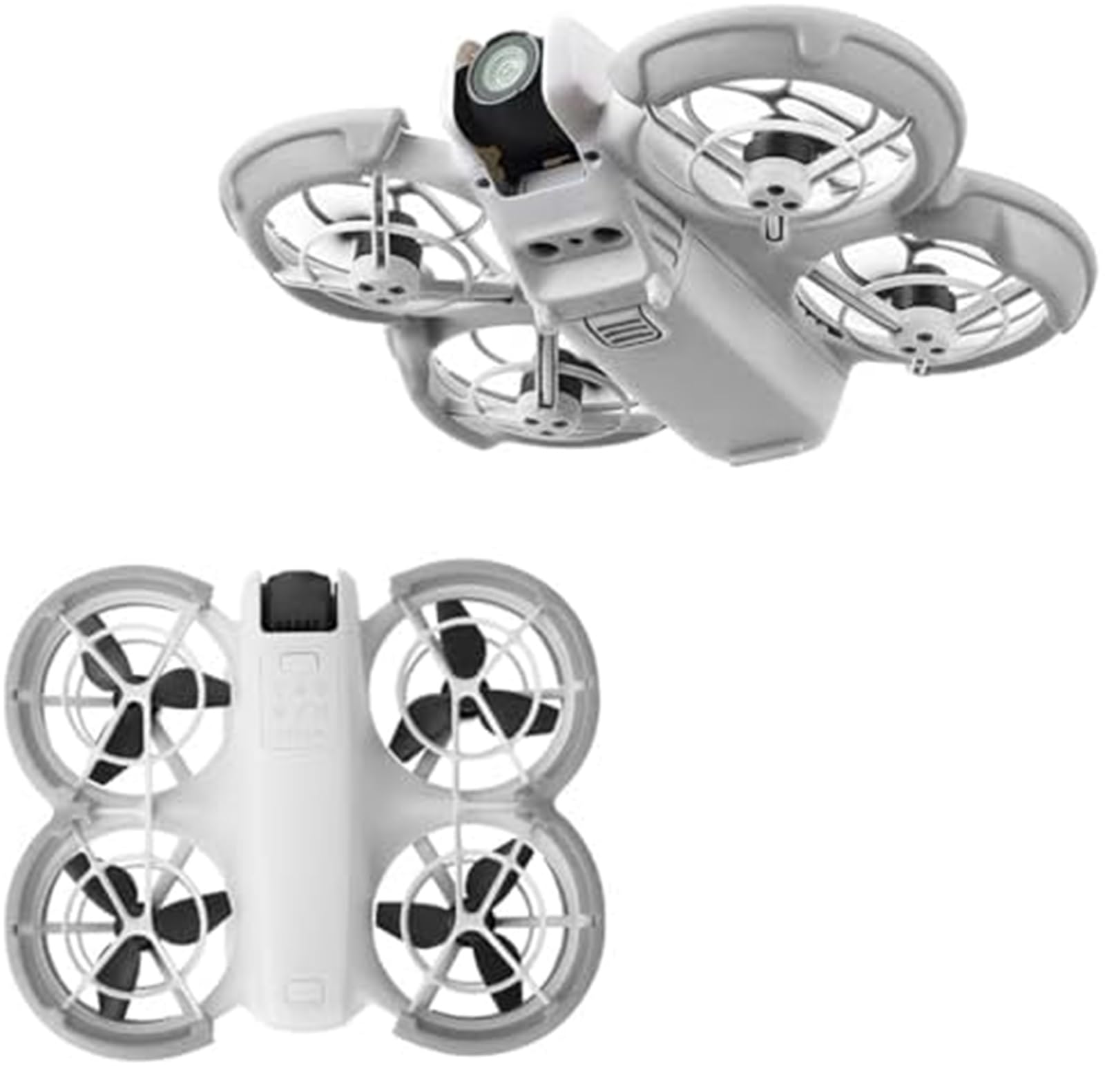 RFVBG Propellerschutz for DJI, Neo, Drohnen-Schutzring, Propellerblätter, Kollisionsschutz, TPU-Propeller-Stoßfängerabdeckung, Einfassungsschutz (grau)(Grey) von RFVBG