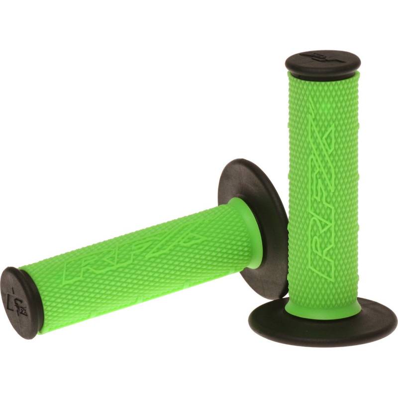 RFX FXHG 20200 99GN Pro Series Dual Compound Grips Universal MX SX Enduro Trail, Green Center/Black End von RFX