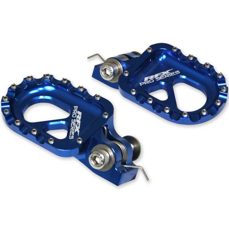 RFX Pro CNC Aluminium Trials Fußstütze (blau) Universal Gas Gas/Beta/Sherco/Montesa von RFX