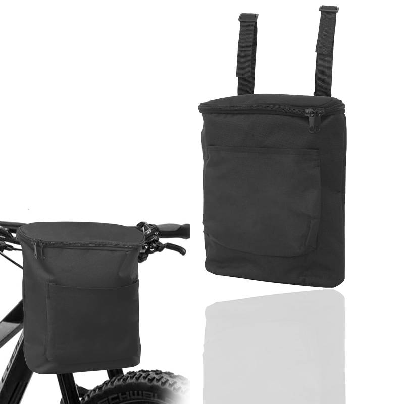 RFYTDCF 2 STK Fahrradtasche für Lenker, Wasserdicht Lenkertasche Fahrrad Kinder Fahrradkorb Vorne Klein Lenkertaschen Rennrad Scooter Faltbar Tasche für Arten von Fahrrädern Elektrofahrzeugen von RFYTDCF