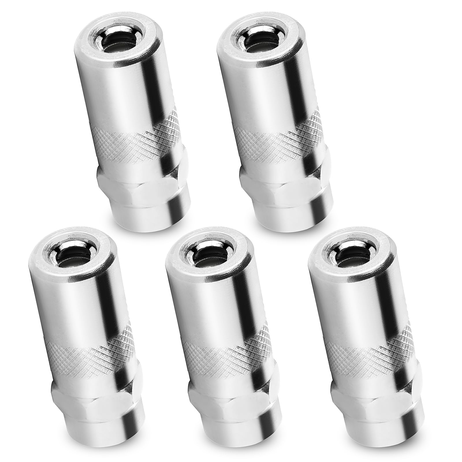 RFYTDCF Milwaukee Fettpressenspitzen, 4,5 cm, robuste Fettpresse, Kupplung, Stahl, Hochdruck-Fettpresse, Nadelspitze, Ersatz für Standard-1/8 NPT Fettpressen-Düsenarmaturen, 5 Stück von RFYTDCF