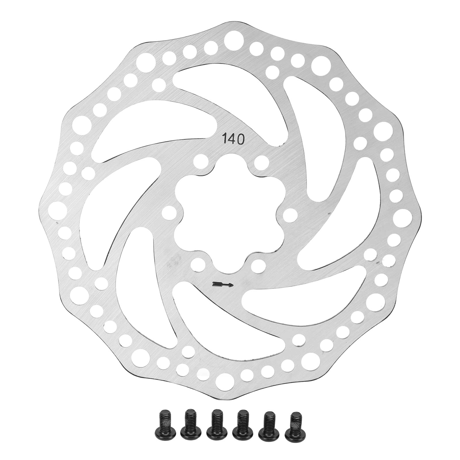 FAHRRAD-SCHEIBENBREMSSCHEIBE LEICHTES HOHLDESIGN FÜR ERSATZFAHRTEN von RGBGW