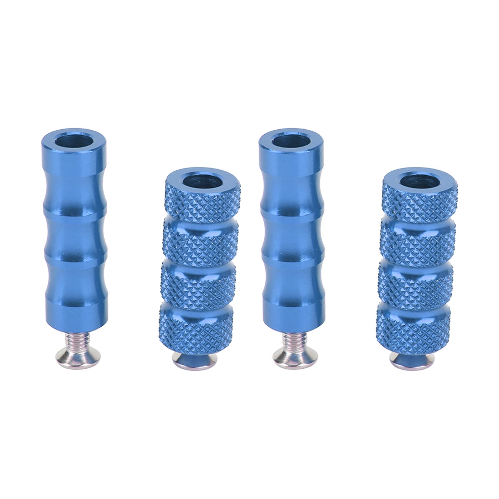 Motorrad-Bremsfußraste, CNC-verarbeitete Beschichtung für M6-6-mm-Schrauben, 2 Paar Motorrad (Blue) von RGBGW