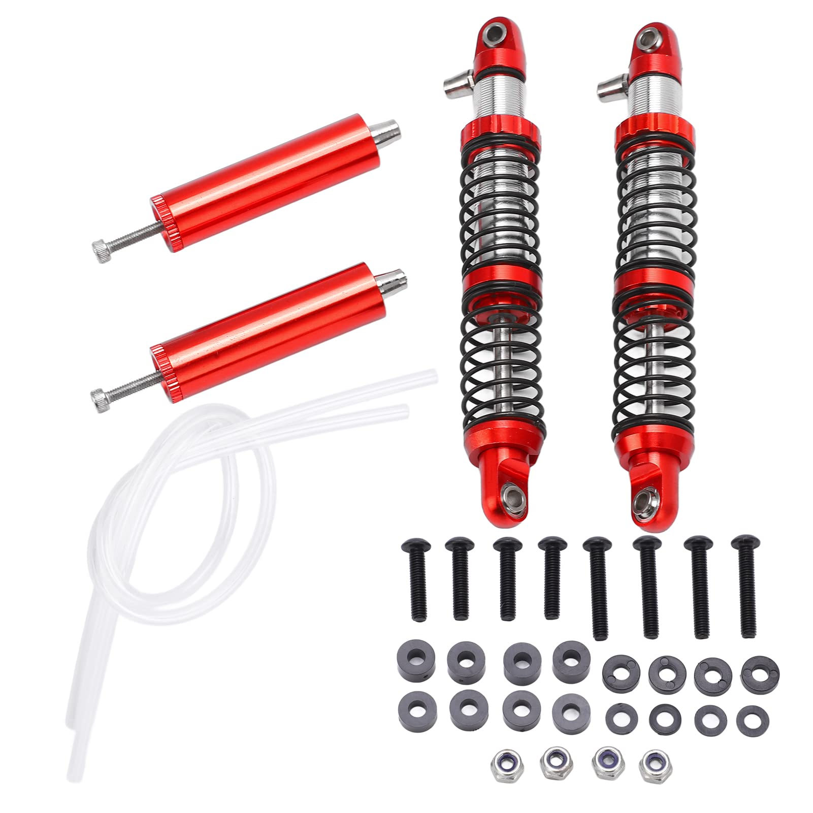 RC-Auto-Stoßdämpfer-Upgrade-Teile für AXIAL SCX10 1/10 ferngesteuertes Auto. Ausgewogenes Fahren und lang anhaltende Leistung (Red) von RGBGW