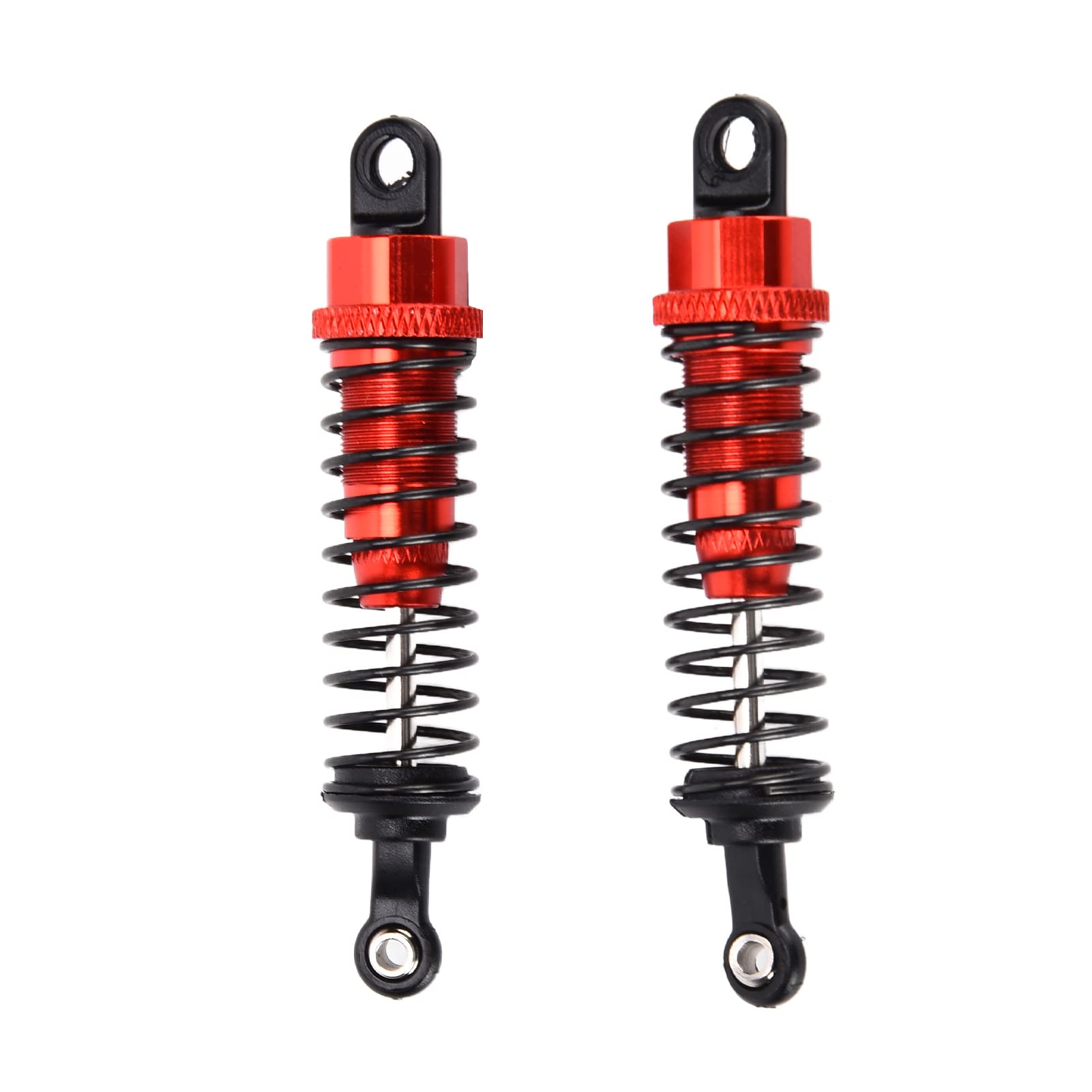 RC Stoßdämpfer 2PCS Upgrade Flexible Dämpfer Stabiles Fahren für 1/16 Fernbedienung Monster (Red) von RGBGW