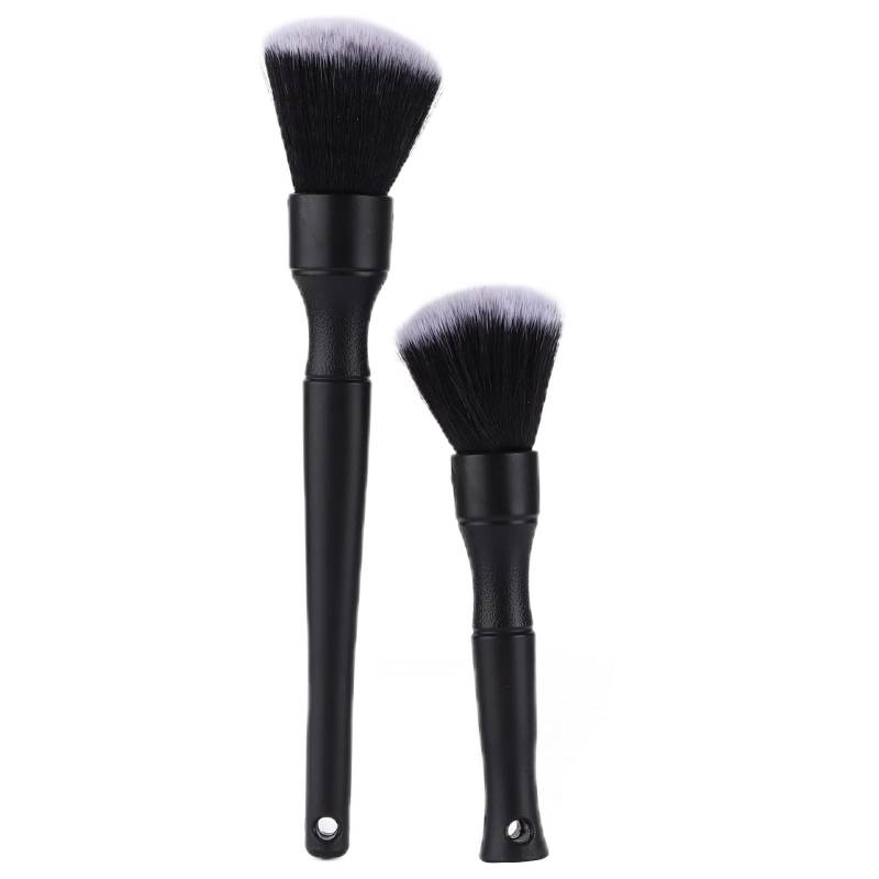 RGBGW 2PCS Car Detailing Scratch‑ Brush Dirt Dust Cleaning Tool Black für Trucks Motorcycles Bicycles von RGBGW