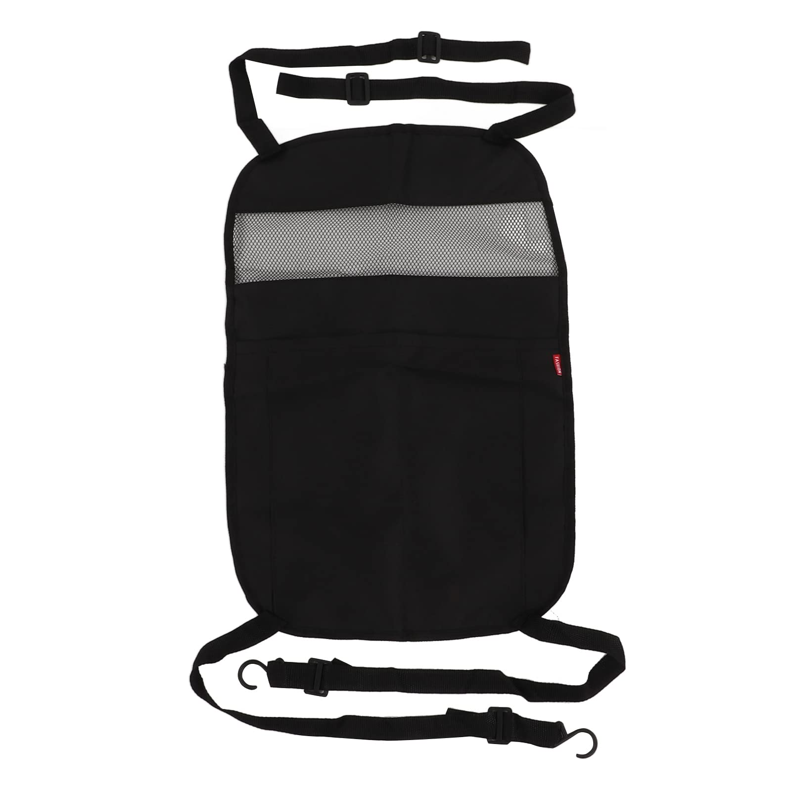 RGBGW Auto-Netztasche, schwarzes Oxford-Tuch, 59 x 39 cm, universeller Netz-Organizer für die Rückenlehne, Autos von RGBGW