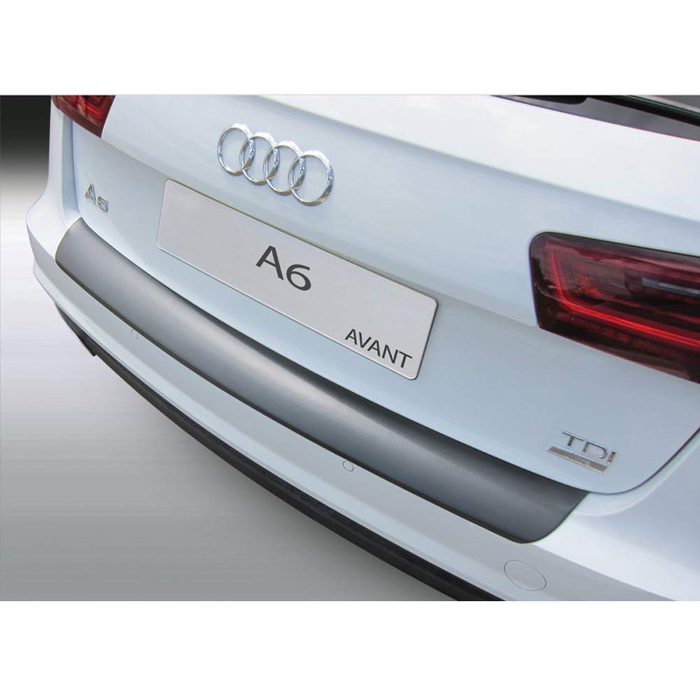 ABS Heckstoßstangenschutz kompatibel mit Audi A6 Avant 9/2014-8/2018 (exkl. Allroad/S6/RS6) Schwarz von RGM