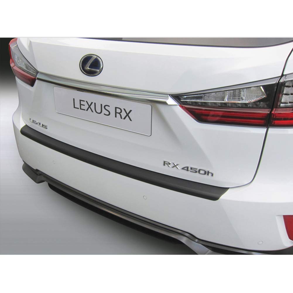 ABS Heckstoßstangenschutz kompatibel mit Lexus RX200t/350/450h 2016-2019 Schwarz von RGM