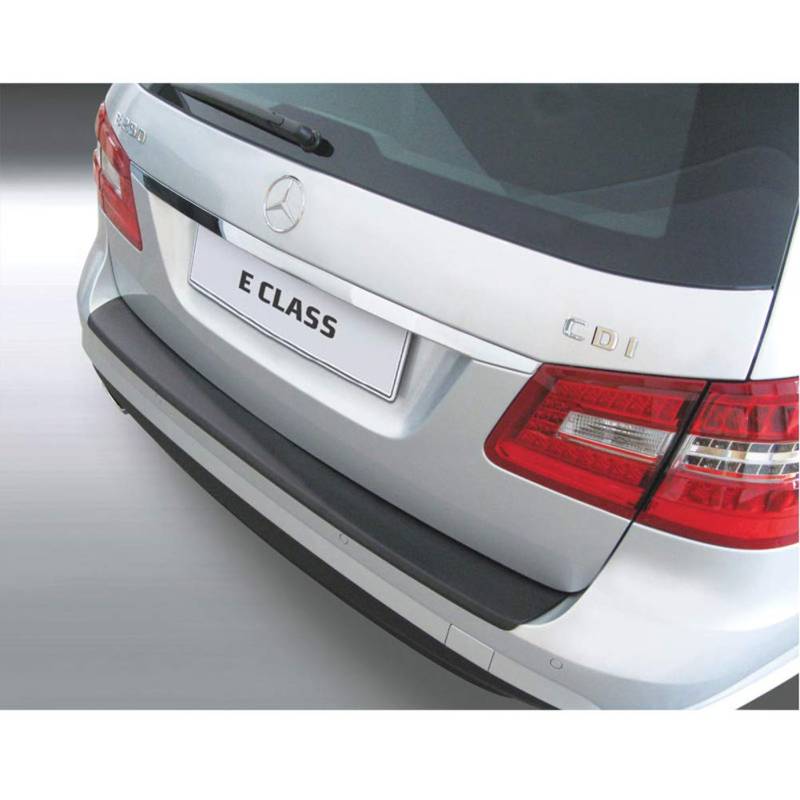 ABS Heckstoßstangenschutz kompatibel mit Mercedes E-Klasse W212 Kombi 2009-2013 Schwarz von RGM