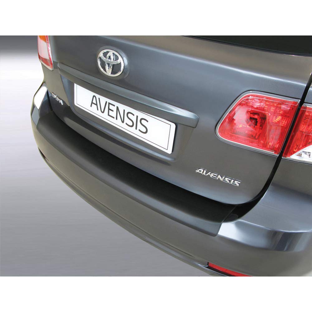 ABS Heckstoßstangenschutz kompatibel mit Toyota Avensis Kombi 2009-2011 Schwarz von RGM