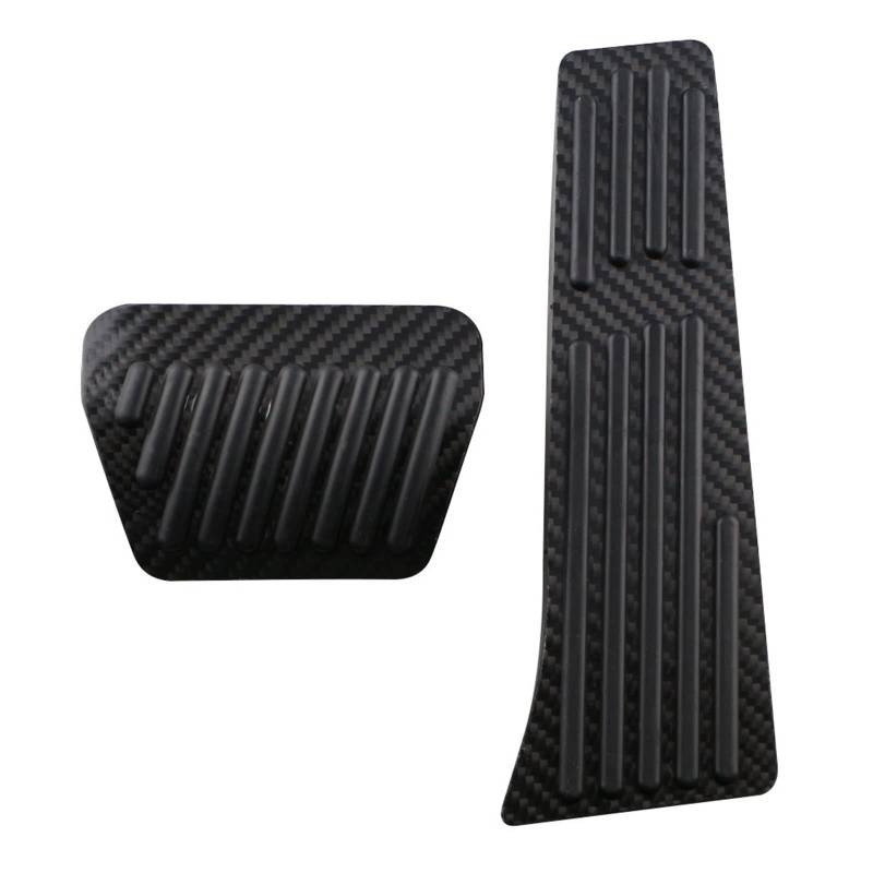 RHRYUNUBT Autopedale passend for BMW 5er E60 E61 F10 F11 G30 F90 G31 2001–2021 AT Gas Fuel Brake Pedal Plate Pad Carbon Fiber Pedal von RHRYUNUBT