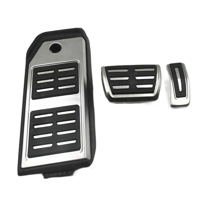 RHRYUNUBT Fußpedalauflage Kraftstoffabdeckung Aluminium Auto Gaspedal Bremspedal Passend for VW Passend for Touareg 2019 2020 Passend for Porsche Passend for Cayenne Pedal von RHRYUNUBT