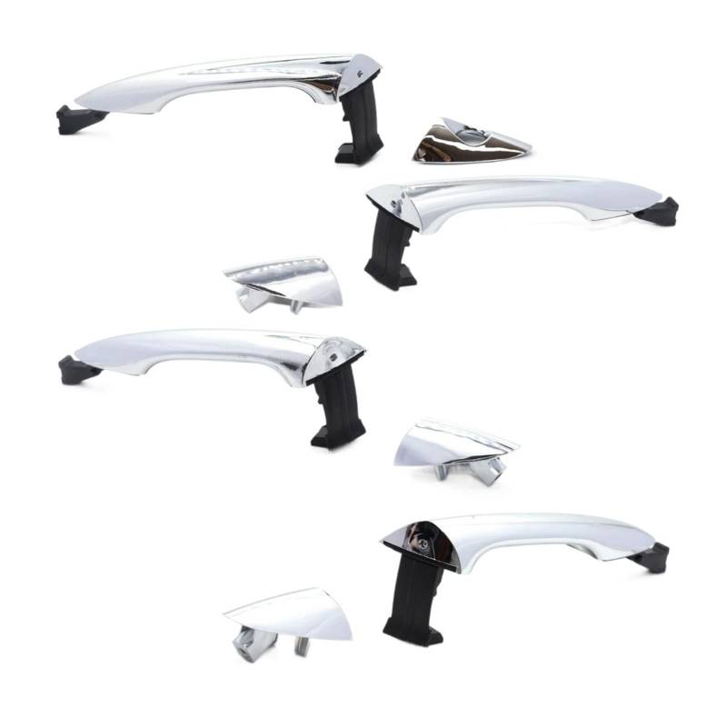 RHRYUNUBT OEM 826513x010 826613x010 8 PCs vorne hinten. Lh rh. Exterior Chrome Türgriff Kompatibel for Hyundai kompatibel for dem Elantra 2011 2012 2013 2013 2014 2015 Äußerer Türgriff von RHRYUNUBT