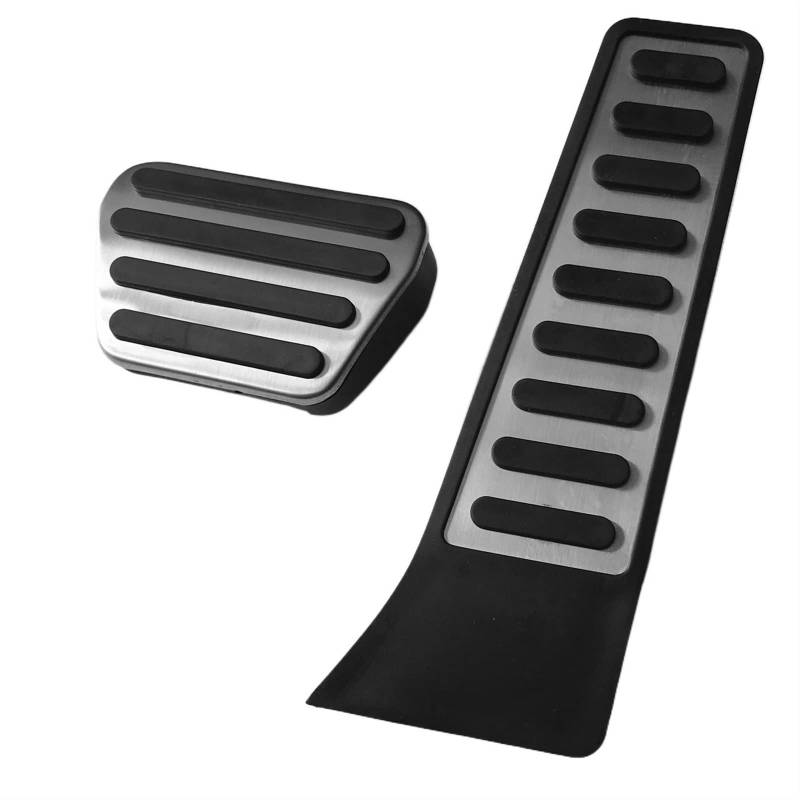 RHRYUNUBT Pedal Fit for Land Rover Fit for Range Fit for Rover 2005-2012 Bremskraftstoff Gas Gaspedal Pads Abdeckung Edelstahl Zubehör ohne Bohren Pedal von RHRYUNUBT