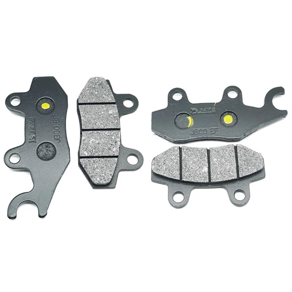 Links Rechts Vorne Und Hinten Bremsbeläge Kit Set Disc Kompatibel Mit YFZ450 YFZ450S YFZ450T YFZ450R 2004 2005 ATV Bremsbelag ersatz(FRONT LEFT AND RIGHT) von RHXeKS