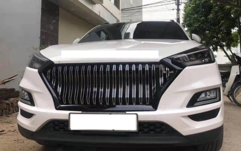 RIAAJ Kühlergrill Frontstoßstange Nierengitter für Hyundai Tucson 2016 2017 2018, Auto Frontgrill Dauerhaft Front Grill Renngrill von RIAAJ