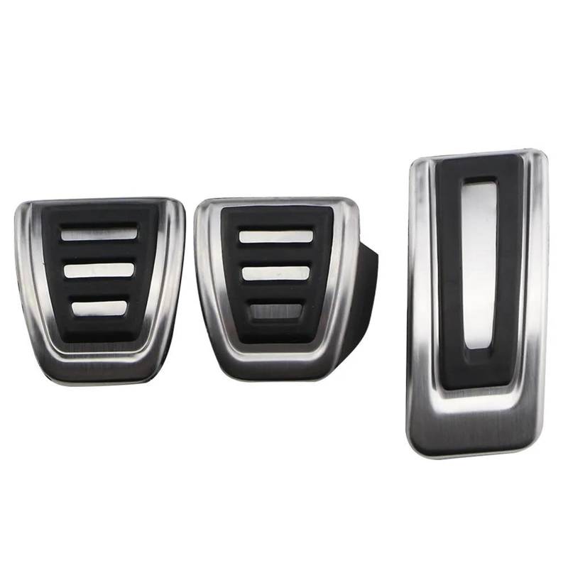 Bremspedal Pads at MT Auto Fußpedale Für VW Für UP Für E-UP Für Skoda Für Citigo 2011-2022 Gas Beschleuniger Bremse Edelstahl Pedal Pads Fußstütze Bremse (Size : 3 pcs) von RIBONI