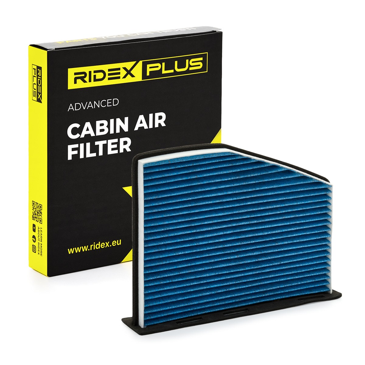 RIDEX PLUS Innenraumfilter VW,AUDI,SKODA 424I0002P 1K1819653B,JZW819653B,1K1819669 1K1819653,1K1819653A von RIDEX PLUS