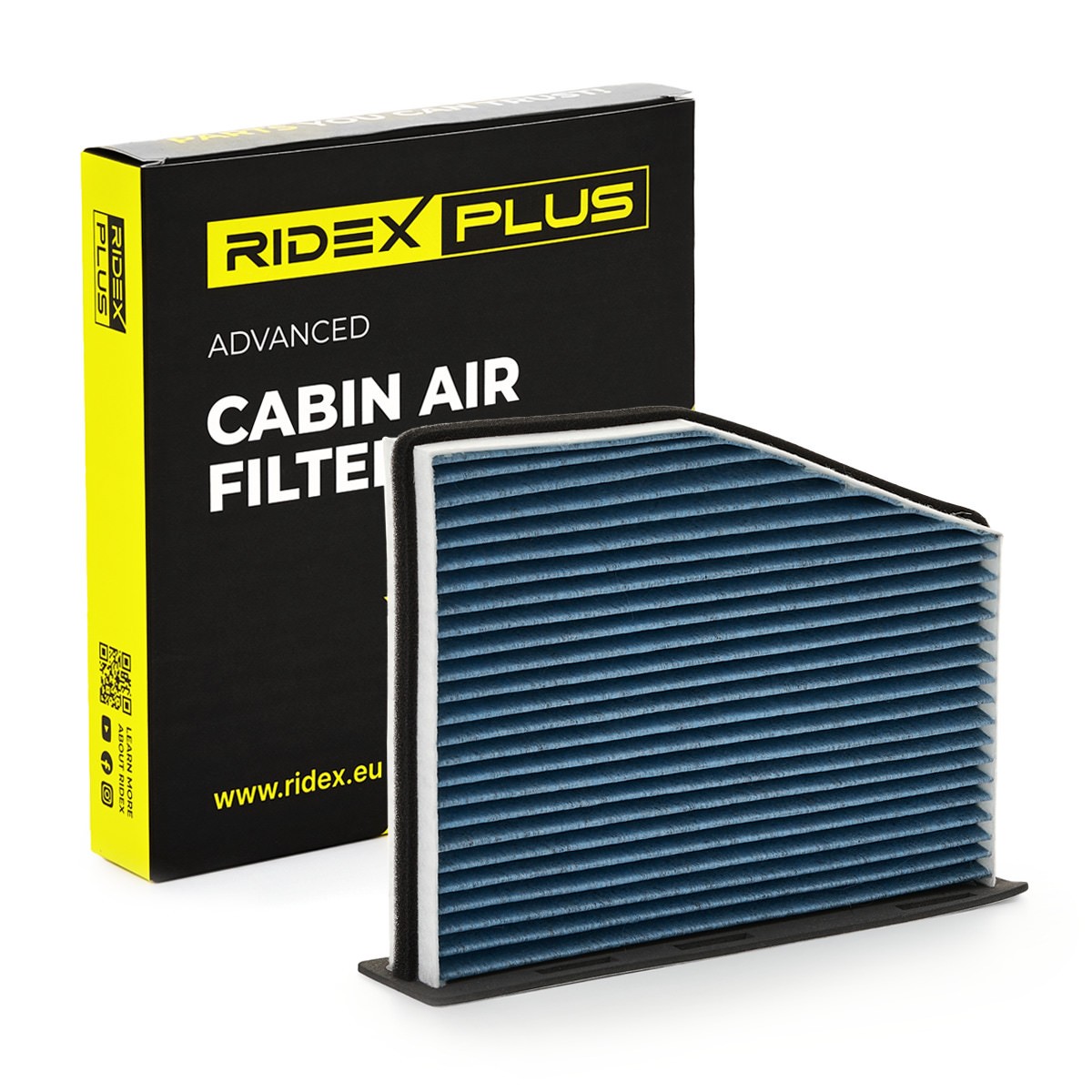 RIDEX PLUS Innenraumfilter VW,AUDI,SKODA 424I0216P 1K2819653,1K2819653A,1K2819653B von RIDEX PLUS