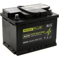 RIDEX PLUS Starterbatterie Batterie-Kapazität: 60Ah 1S0037P Autobatterie,Batterie VW,AUDI,MERCEDES-BENZ,POLO (9N_) von RIDEX PLUS