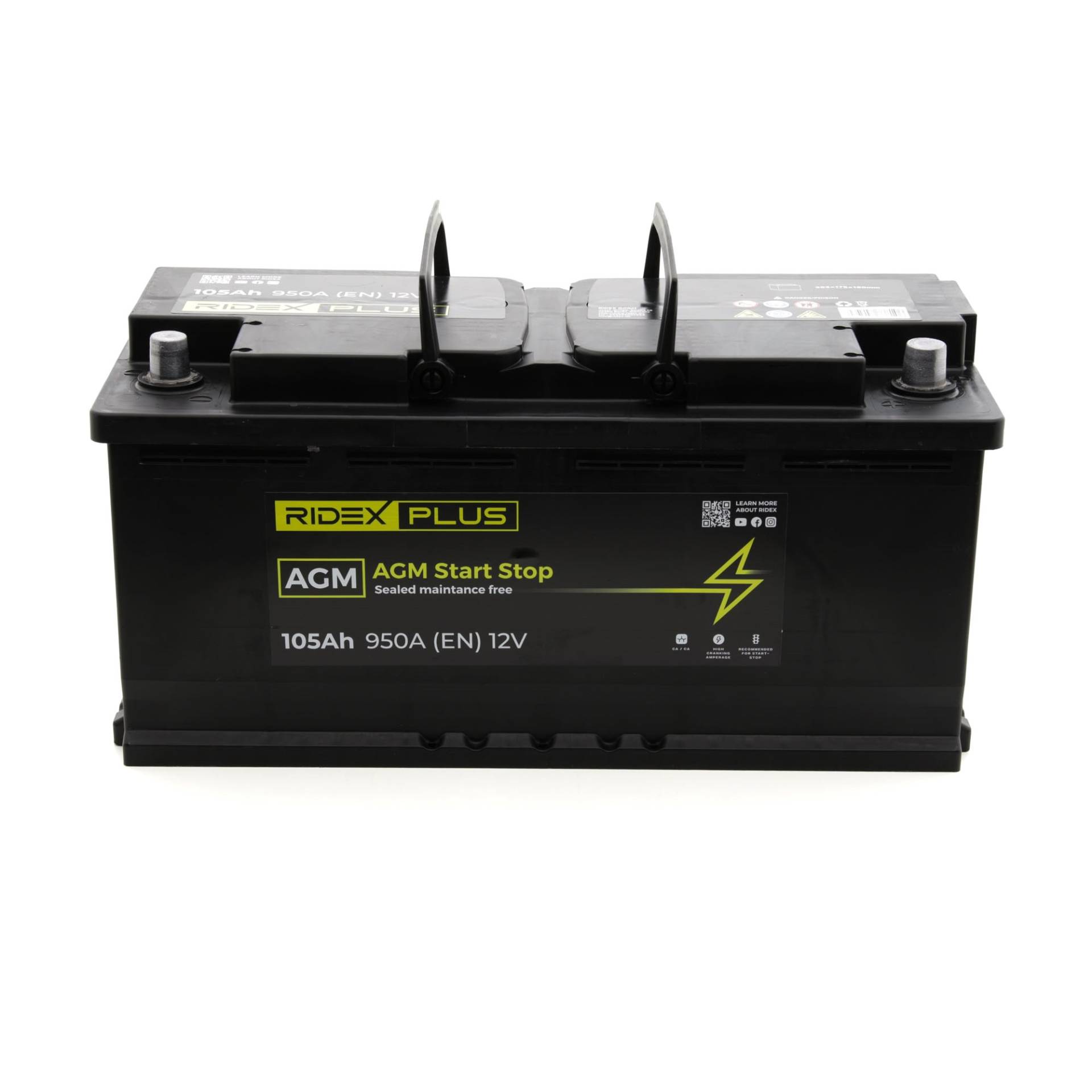 RIDEX PLUS Starterbatterie VW,MERCEDES-BENZ,AUDI 1S0053P 5GM915105AD,A0009824004,A0019828308 Autobatterie,Batterie,Fahrzeugbatterie,Akku,Akkumulator von RIDEX PLUS