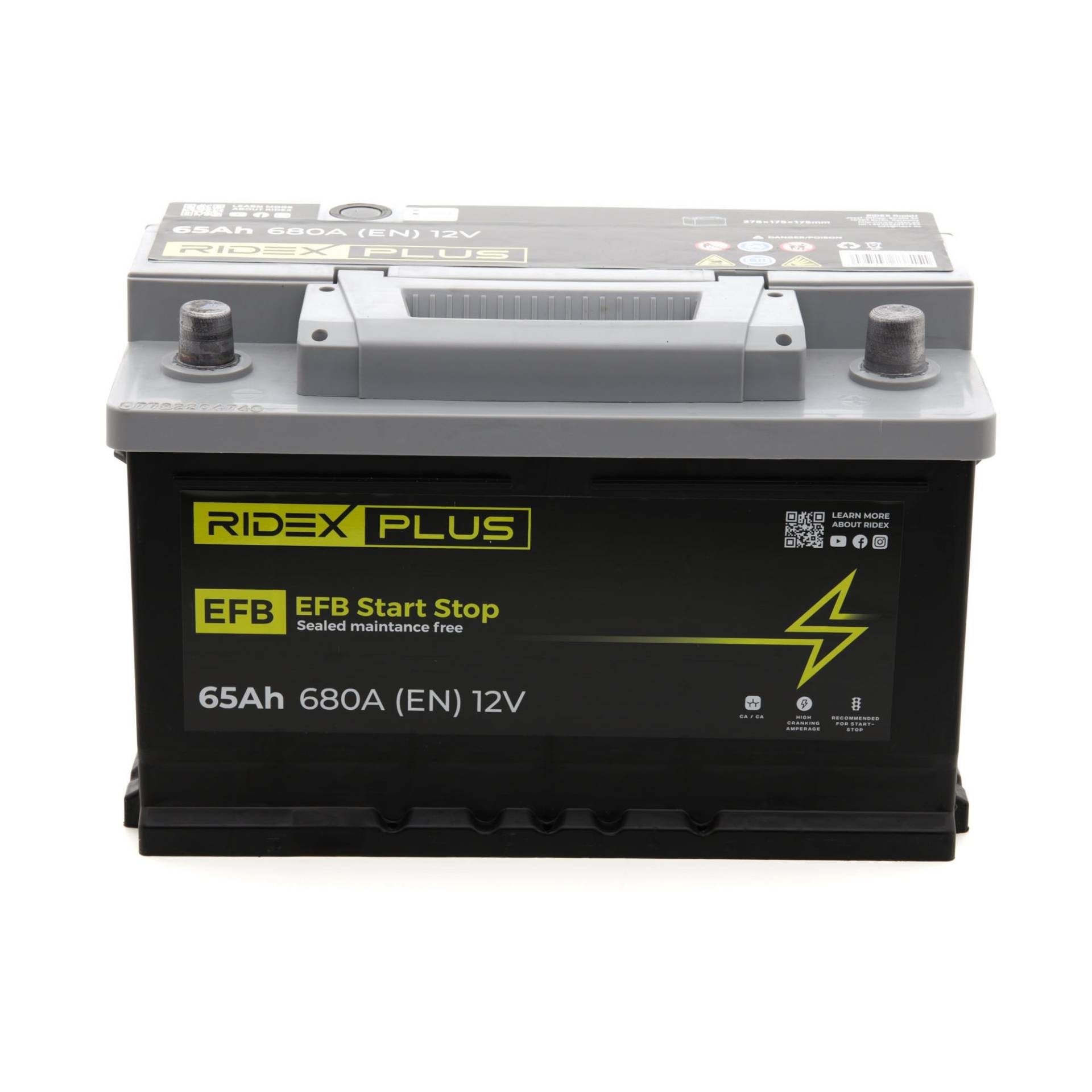 RIDEX PLUS Starterbatterie VW,AUDI,OPEL 1S0046P BV6N10655AA,DV6T10655AB,H1BT10655EA Autobatterie,Batterie,Fahrzeugbatterie,Akku,Akkumulator von RIDEX PLUS