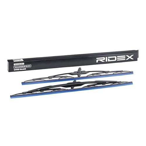 RIDEX Scheibenwischer Set Wischerblätter Set mit Spoiler | Wischblattausführung: Standard || 298W0166 von RIDEX