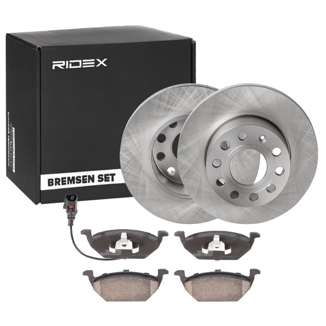 RIDEX 3405B1058 Bremsenset Vorne 256mm - Bremsen Set mit Bremsscheiben und Bremsbeläge Satz von RIDEX