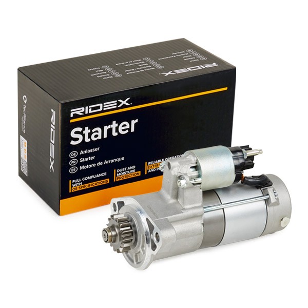 RIDEX Anlasser VW,AUDI,PORSCHE 2S0563 95860410900,958604109X,059911024K Starter 059911024KX von RIDEX