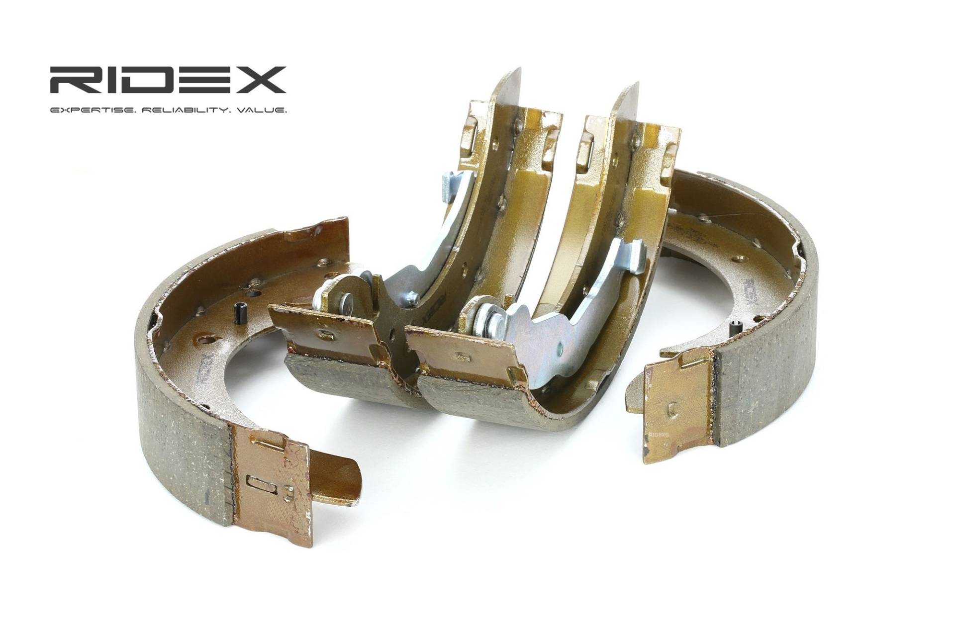 RIDEX Bremsbacken BMW,RENAULT 70B0021 34219067127,34211160504 Trommelbremsbacken,Bremsbackensatz von RIDEX