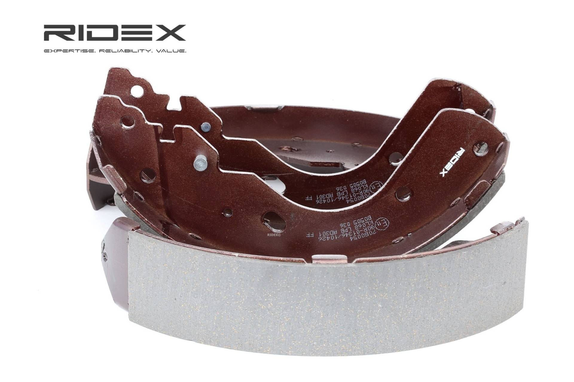 RIDEX Bremsbacken FORD,MAZDA 70B0054 UCYR2638Z,UHY42638Z,URY22638Z Trommelbremsbacken,Bremsbackensatz 2M342200BA,3645890,XM342200AA,UJY82638Z,3651347 von RIDEX